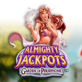 Almighty Jackpots: Garden of Persephone logo – Jackpots by Novomatic at Betpoint Casino
