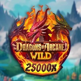 Slots logo of Dragons of Arcane Wild from Foxium at Betpoint Casino