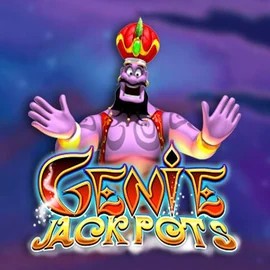 Official Jackpots logo: Genie Jackpots by Blueprint Gaming at Betpoint Casino