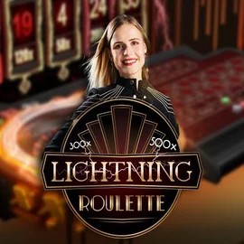 Live Casino logo of Lightning Roulette from Evolution at Betpoint Casino