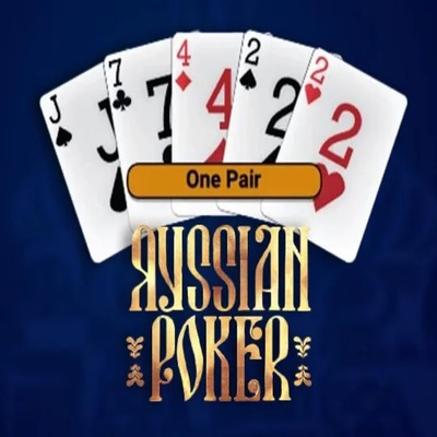 Russian Poker slot visual from OneTouch Games available on betpointcasino.ca