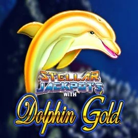Dolphin Gold with Stellar Jackpots logo – Jackpots by Lightning Box Game at Betpoint Casino