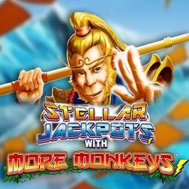 Stellar Jackpots with More Monkeys game by Lightning Box Game – logo hosted on Betpoint Casino